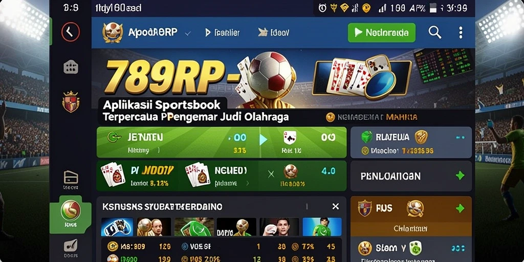 Screenshot gameplay menarik dalam aplikasi Sportsbook 789RP.