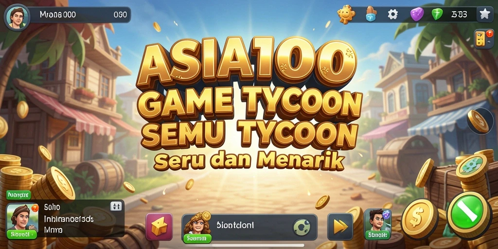 Tampilan gameplay ASIA100 yang menarik dan interaktif.