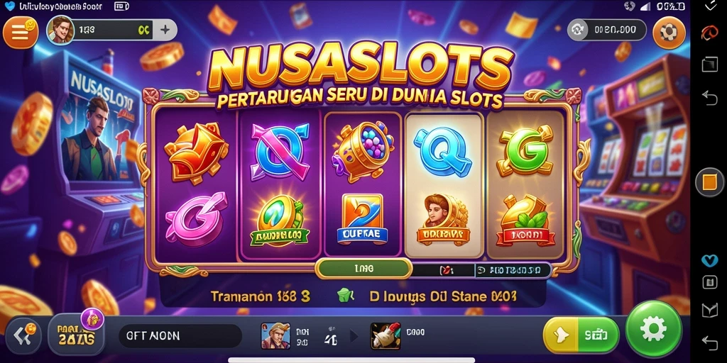 Tampilan gameplay NUSASLOTS yang penuh aksi dan adrenalin.