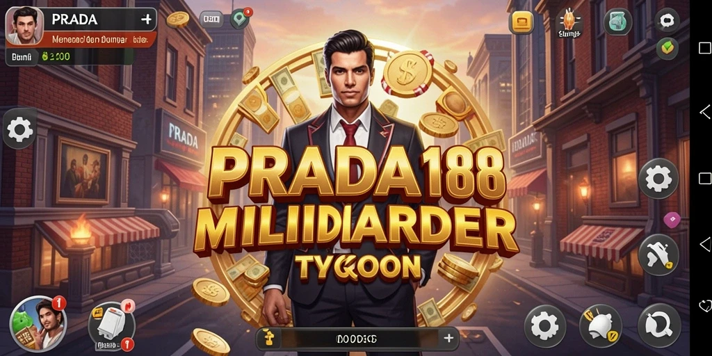 Screenshot utama PRADA188 menampilkan gameplay Tycoon yang seru.