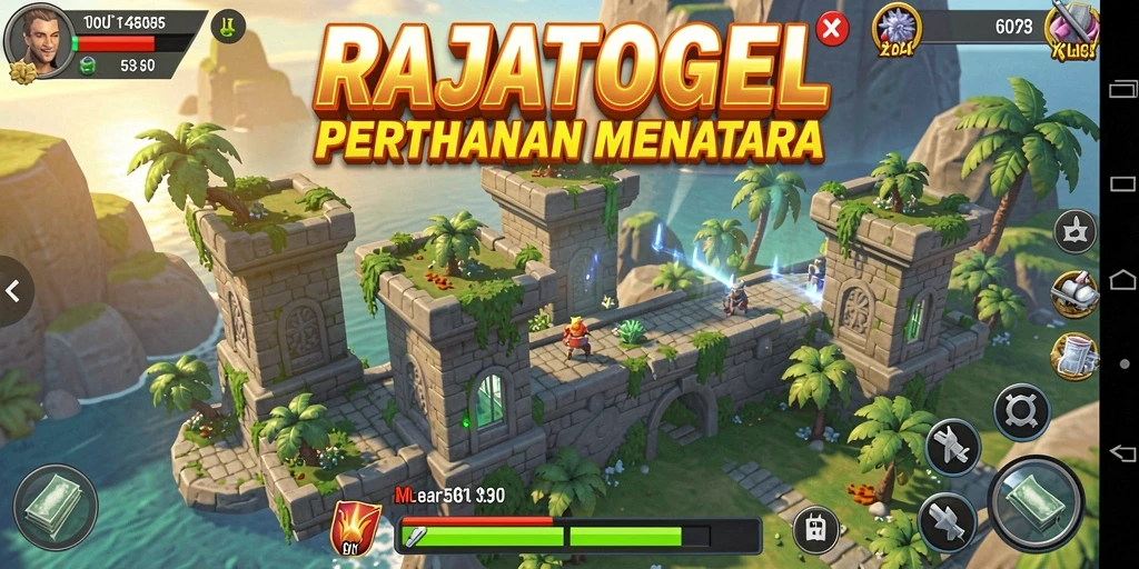 Tangkapan layar dari gameplay seru RAJATOGEL dalam mode Tower Defense.