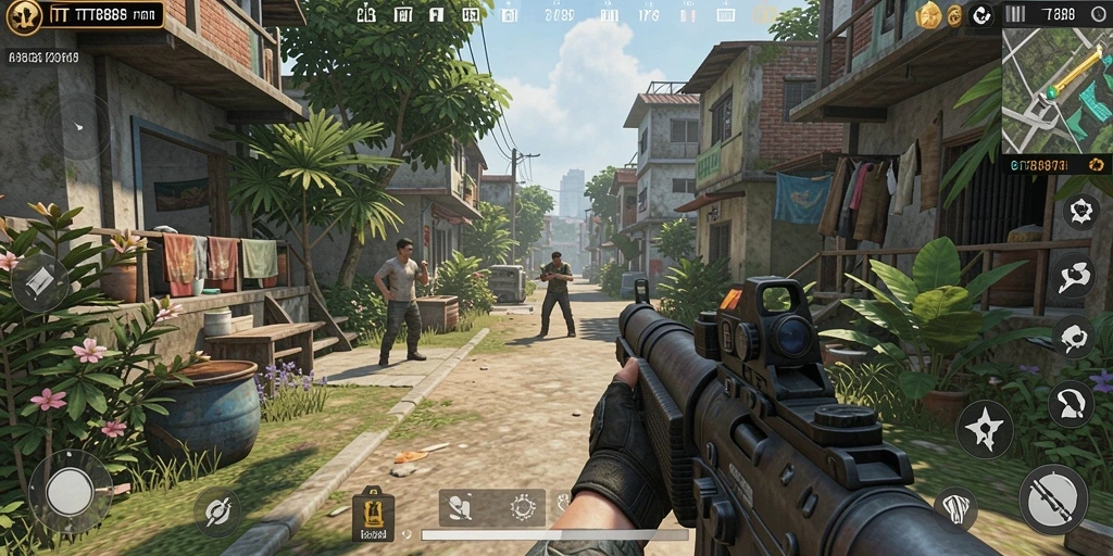 Tampilan gameplay TTT888 yang seru dan mendebarkan.